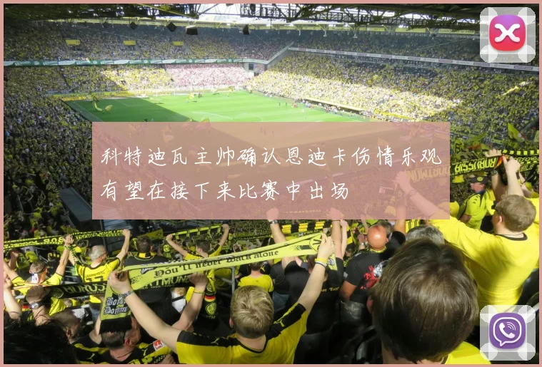 科特迪瓦主帅确认恩迪卡伤情乐观有望在接下来比赛中出场